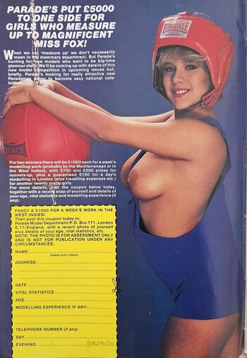 1980'S & Early 90'S Page 3 Girls